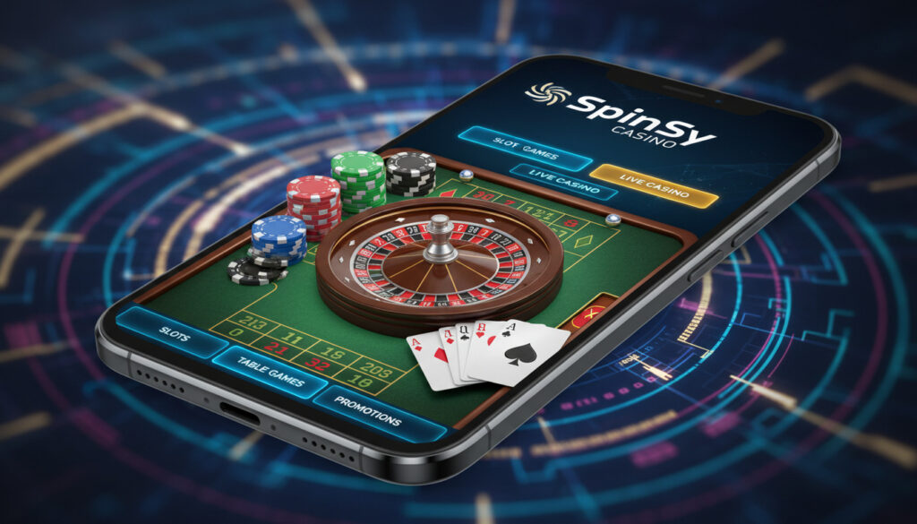 Guide de l application Spinsy Casino
